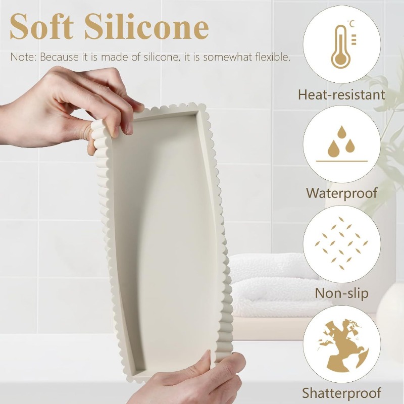 Baki Penyimpanan Berpinggir Be - Vanity Home Decor ulasan dan harga