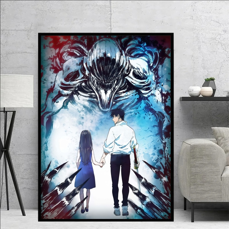 Jujitsu Kaisen Yuta Okkotsu &  - Home Decor Painting ulasan dan harga