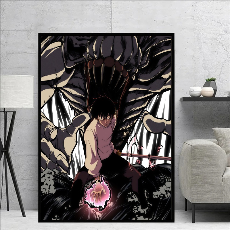 Jujitsu Kaisen Yuta Okkotsu &  - Home Decor Painting ulasan dan harga