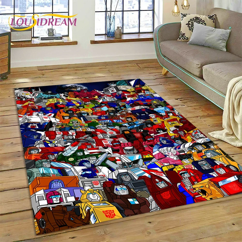 Karpet 3D Kartun T-transformer - Home Decor Game Online ulasan dan harga