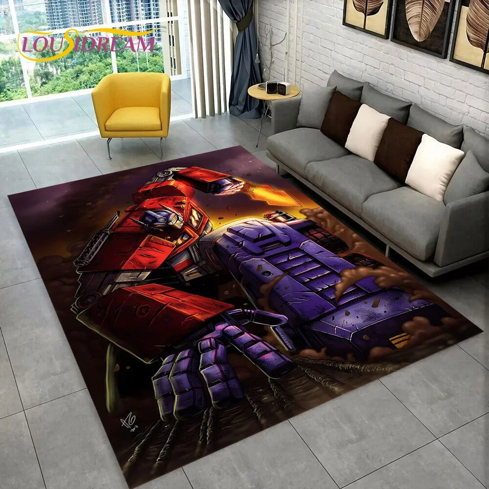 Karpet 3D Kartun T-transformer - Home Decor Game Online ulasan dan harga