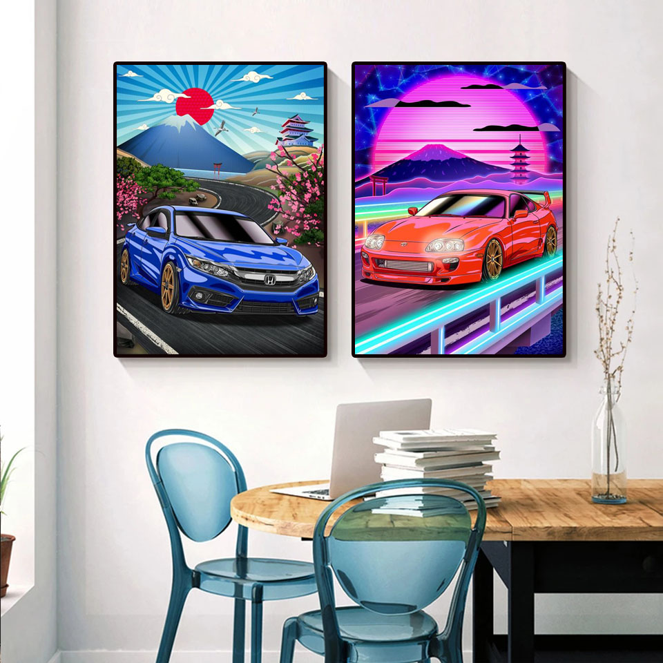 Lukisan Berlian Tokyo Mobil Ba - Home Decor Tokyo ulasan dan harga