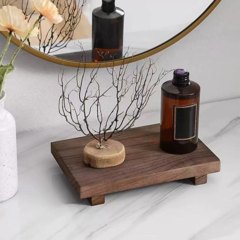 Nampan Penyimpanan Kayu Perseg - Vanity Home Decor ulasan dan harga