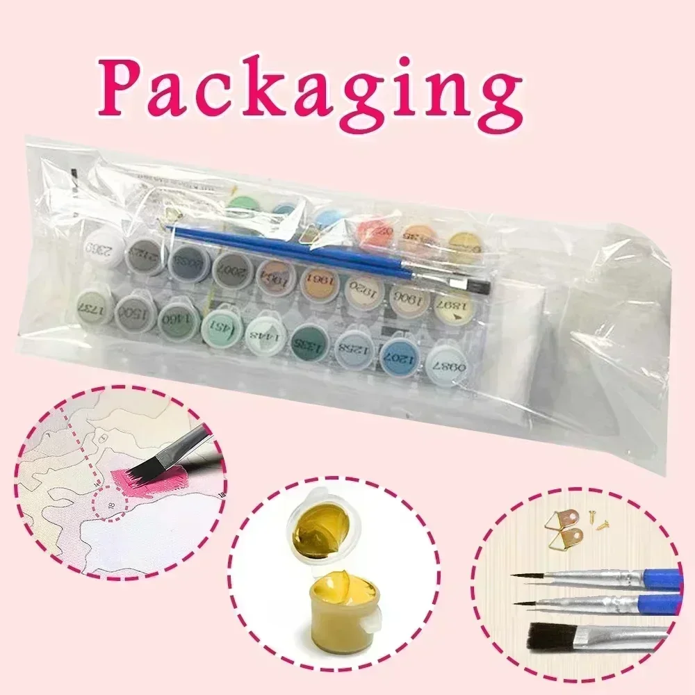 Lukisan Minyak DIY dengan Angk - Home Decor Tokyo ulasan dan harga