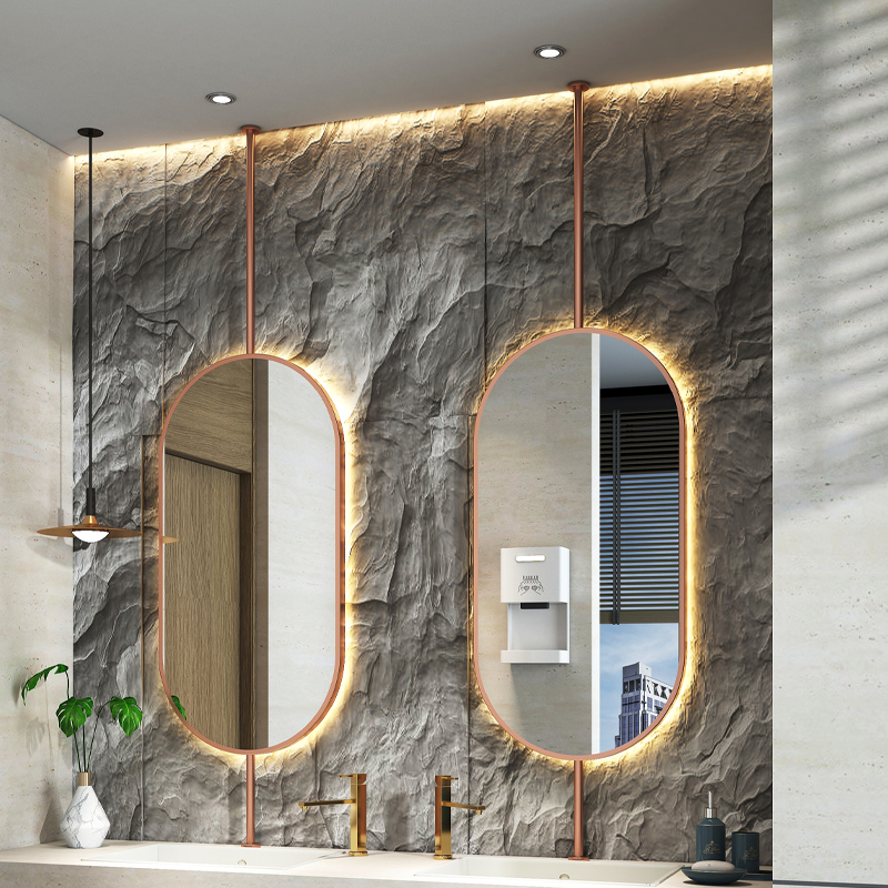 Cermin Gantung Oval Ukuran 60x - Vanity Home Decor ulasan dan harga