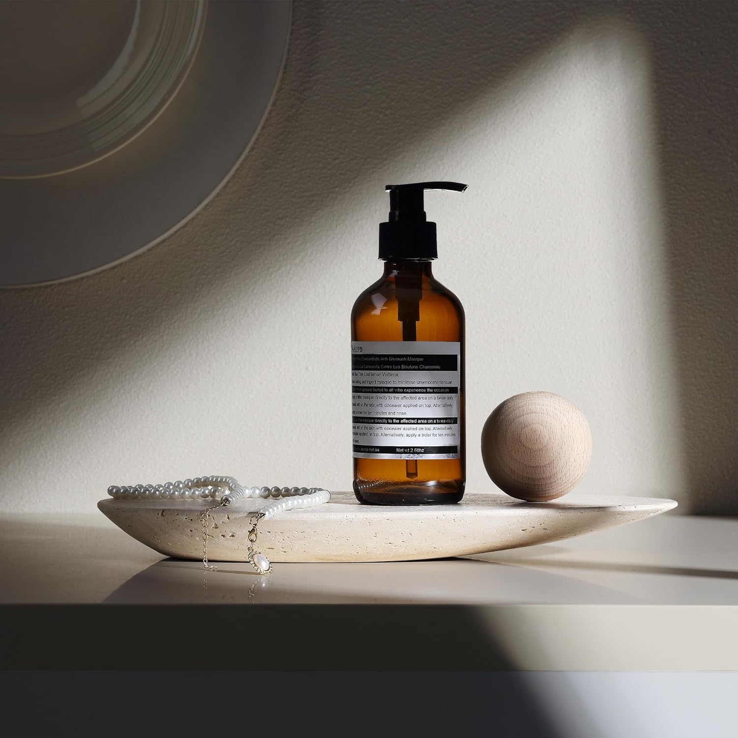 Nampan Travertine untuk Meja K - Vanity Home Decor ulasan dan harga