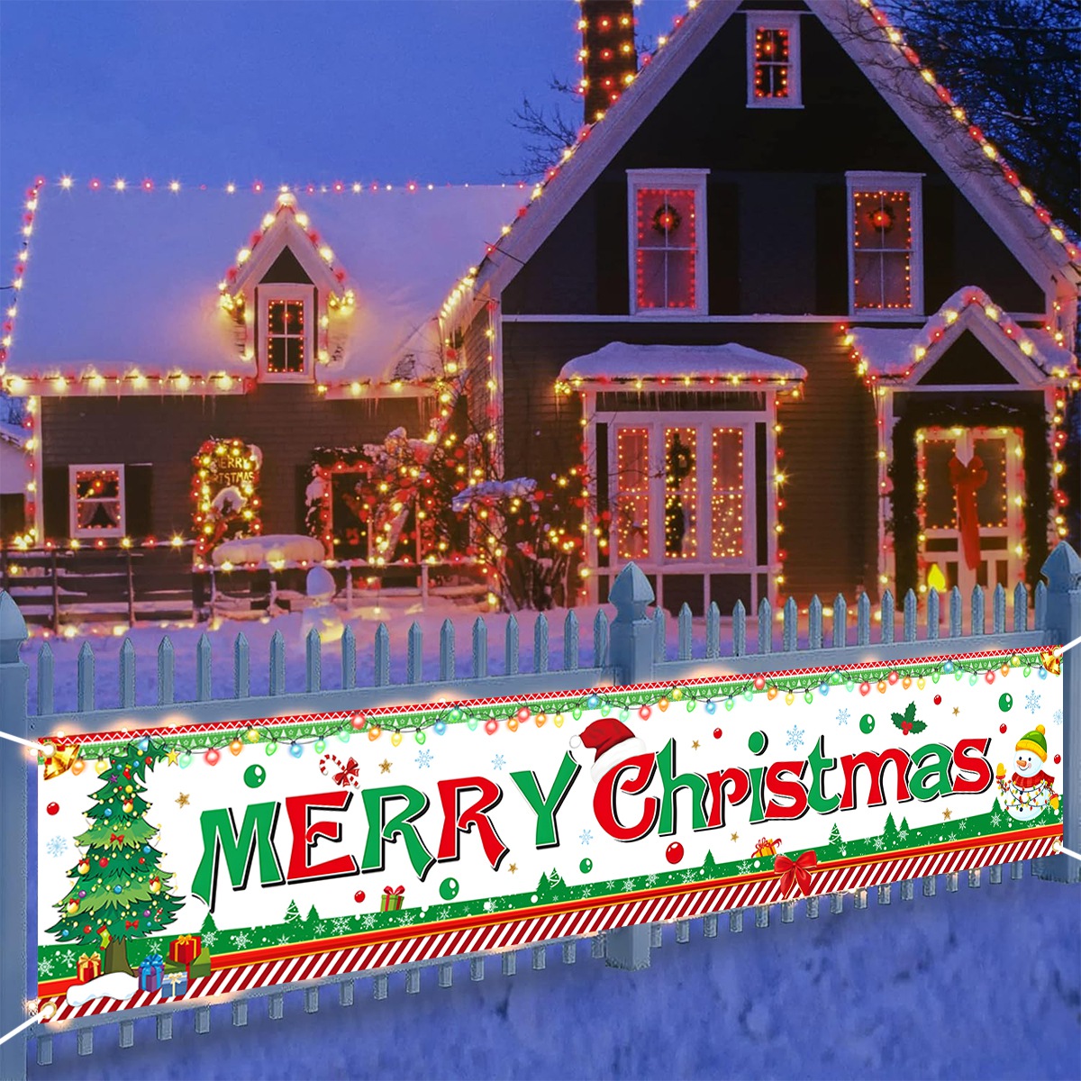 Spanduk Pohon Natal Dekorasi N - Home Decor Xmas Tree ulasan dan harga