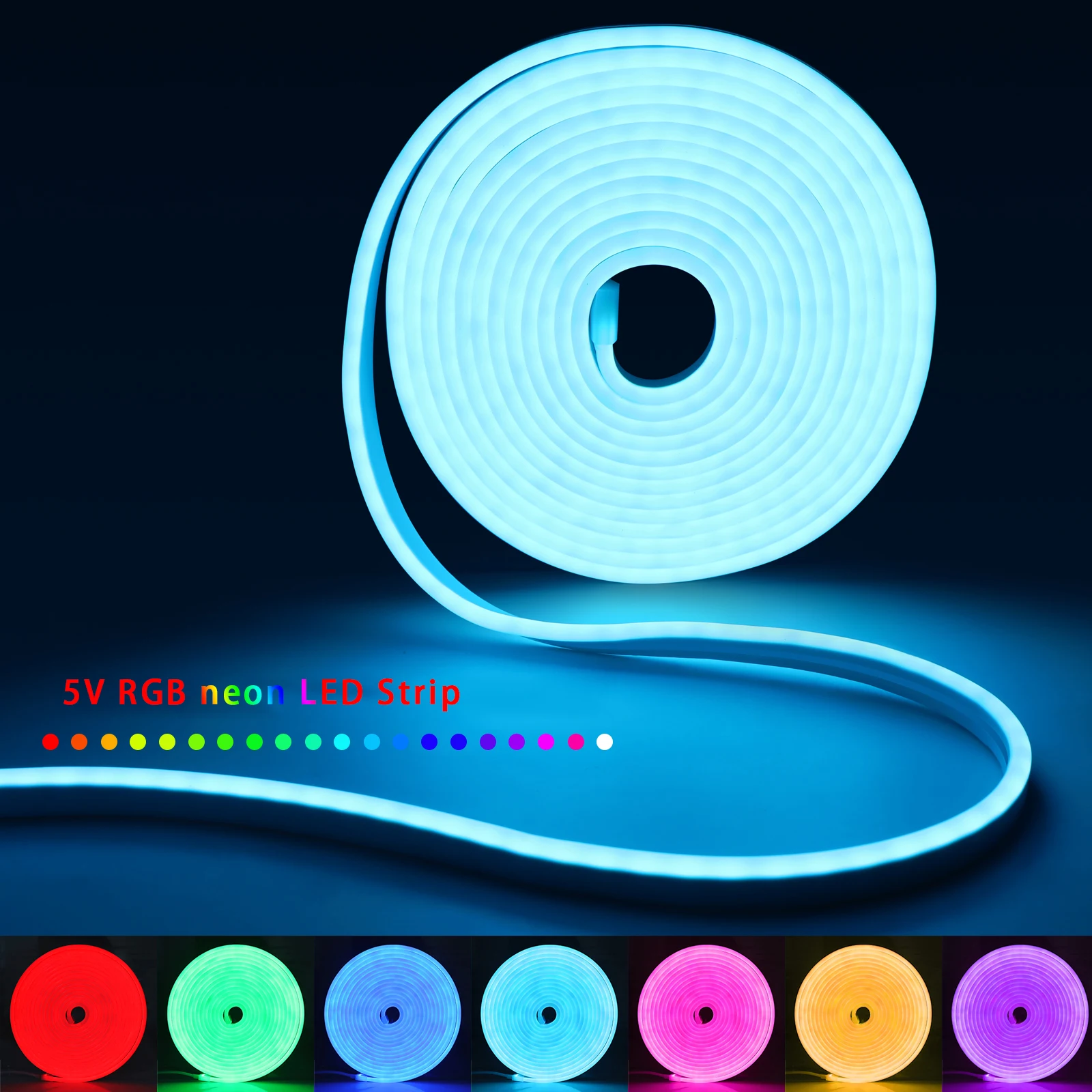 Lampu Strip LED Neon RGB 1-5m  - Home Decor Happy ulasan dan harga